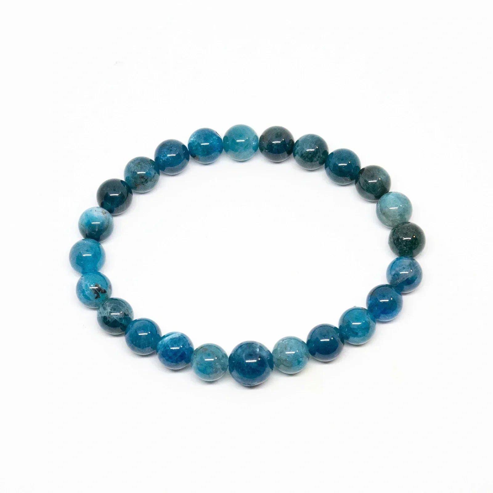 Apatite Beaded Bracelet - Wrist Mala - 4mm - Small Wrists