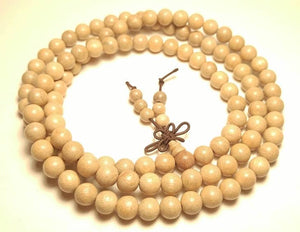 Camphor Wood 108 Bead Mala - 8mm