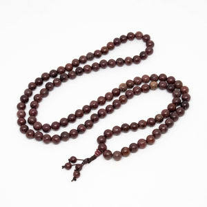 Purpleheart Wood 108 Bead Mala - 8mm
