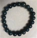 Longer Length Moss Agate Beaded Bracelet - Wrist Mala - 10mm