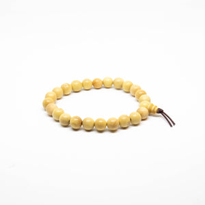 Boxwood Beaded Bracelet - Wrist Mala - 8mm