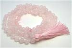 Knotted Rose Quartz 108 Bead Mala - 8mm